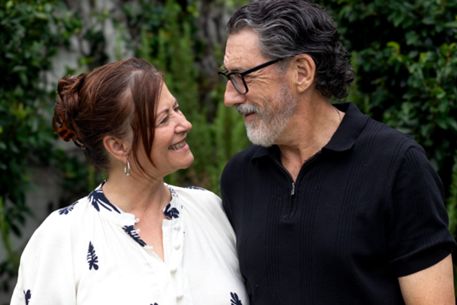 Helen Sotiriadis and Lionel Poustie